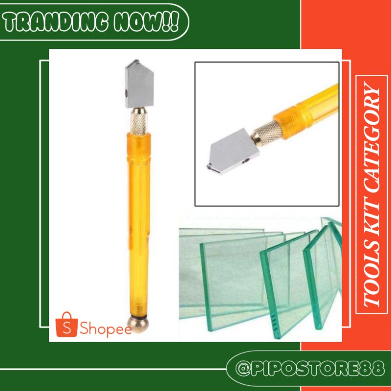 

Alat Potong Kaca Pisau Pemotong Kaca Glass Cutter Diamond Cutting Tool