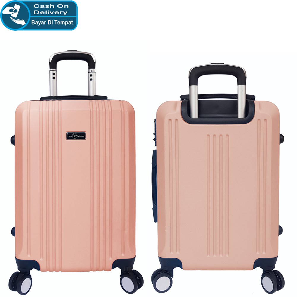 12.12 SHOPEE GRATIS Birthday Sale Koper Fiber POLO MILANO Size 20 inch Koper ABS Import Koper Travel