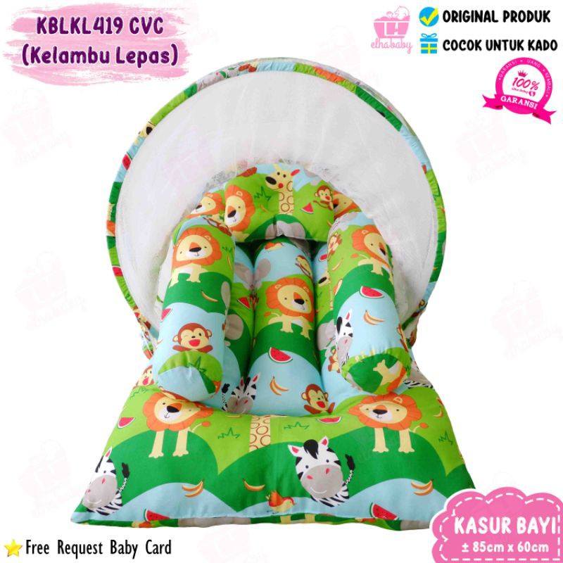 kasur bayi motif/tempat tidur bayi baru lahir