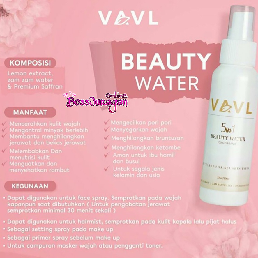 (BOSS) VAVL Beauty Series - Beauty Water | Blemish Serum | Sunscreen | Blemish Facial Clenser