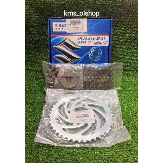 Gearset Girset Paket Gear Gir Rantai Set Suzuki Satria 2T Original 27000-21861-KIT