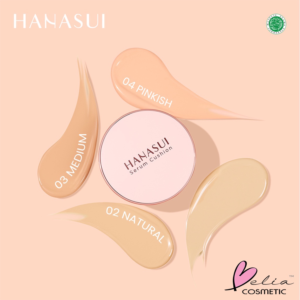 ❤ BELIA ❤ HANASUI Serum Cushion | Serum Cushion Soulmatte | Foundation | Flawless | Natural Dewy Finish | Perfect Coverage | BPOM