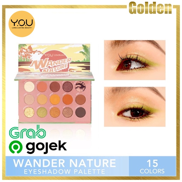 YOU Colorland Wander Nature Eyeshadow Palette Original Asli