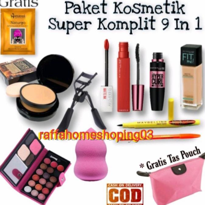 paket make up set super lengkap/paket kosmetik/make up kecantikan make