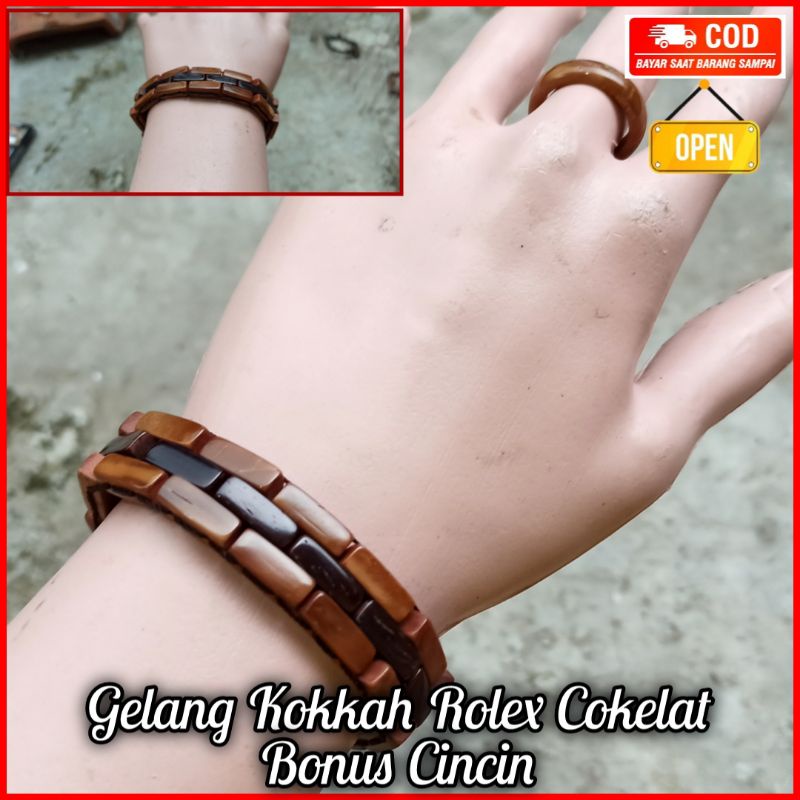 GELANG KOKKA ARLOJI FREE CINCIN GELANG TERAPI GELANG KOKAH KAOKAH KAUKAH