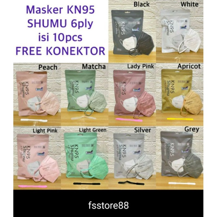 MASKER  KN95 6PLY SHUMU ISI 10 LEMBAR