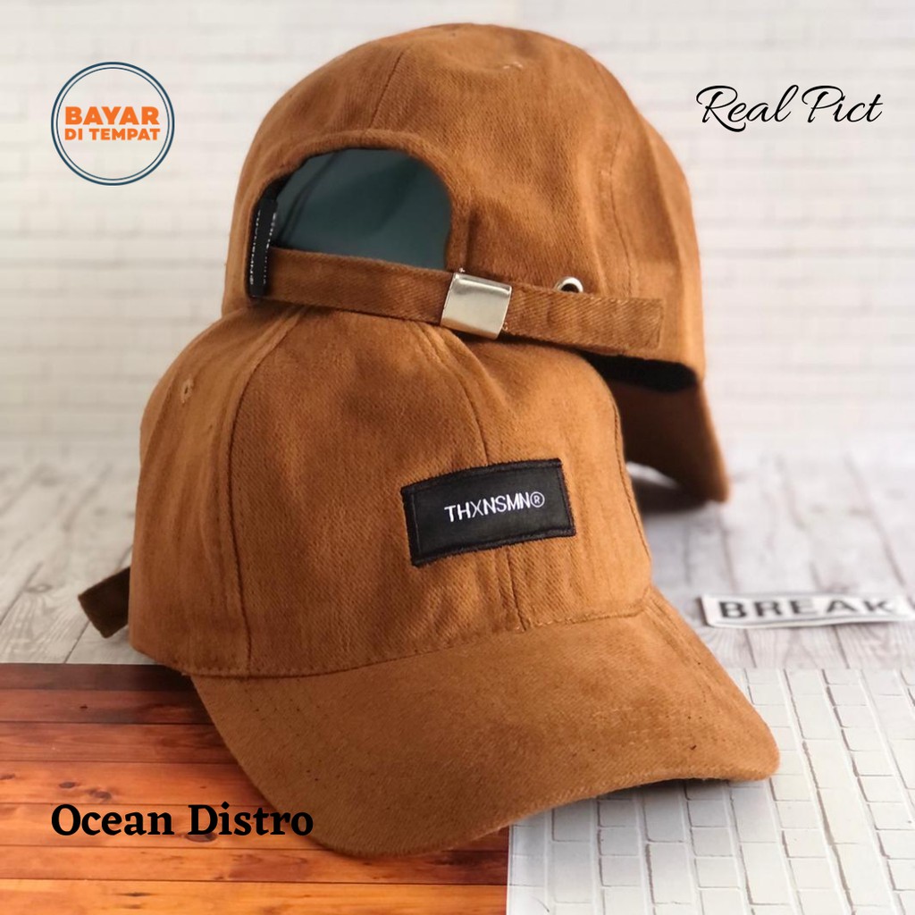 COD Topi THANKSINSOMNIA Baseball Kekinian Murah Bordir Gaya Korea Pria Wanita