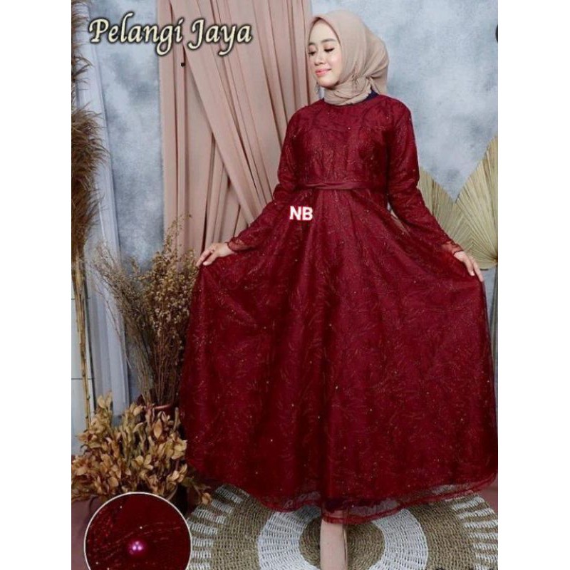 Maxy viola best quality || gamis pesta paling di cari