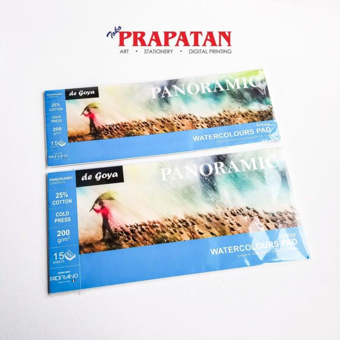 

Livro | De Goya Panoramic Watercolor Pad 200Gsm 15 Lembar