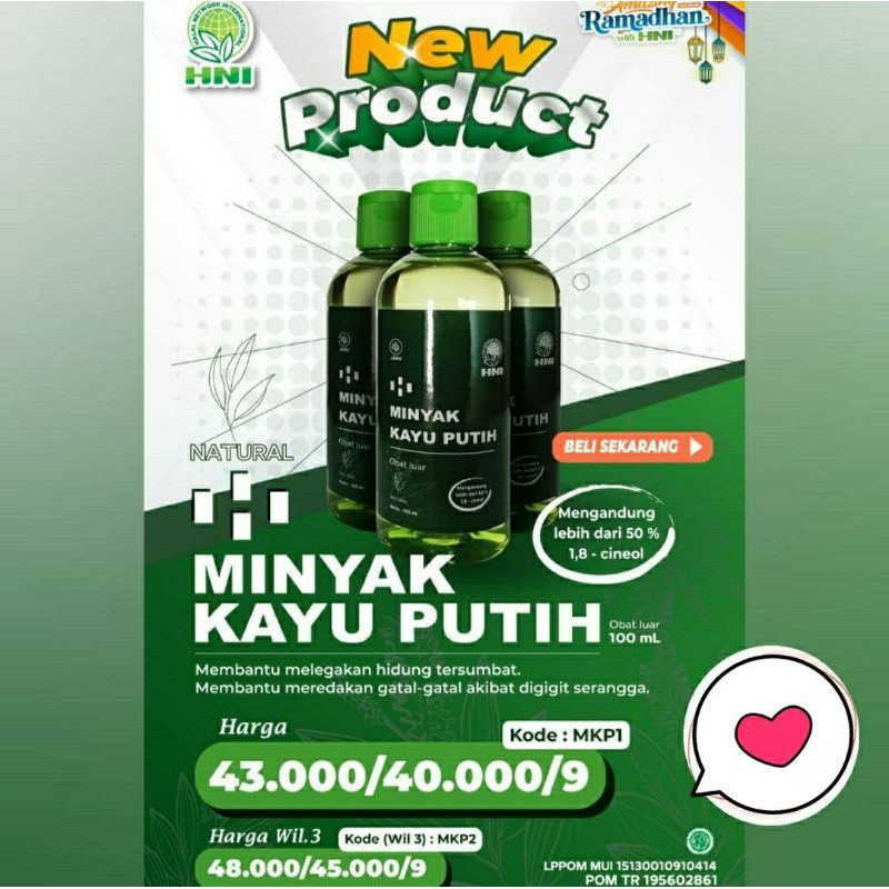 Minyak Kayu Putih Hni Hpai Halalmart Dc Psd Cimanggis Depok Indonesia