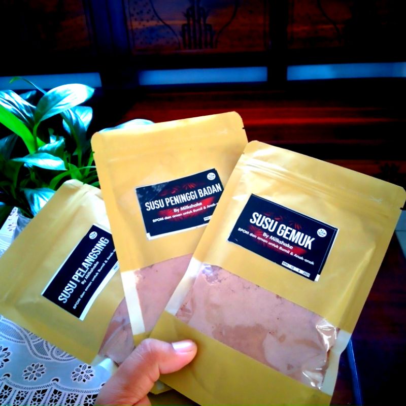 

Susu Gemuk Penambah Berat Badan kemasan 150gram Ampuhhh By Milkshake