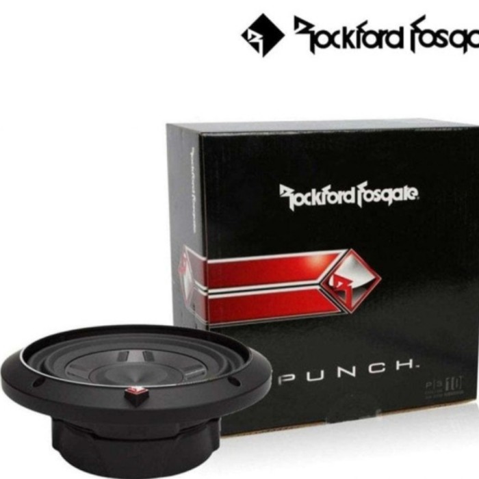 subwofer mobil rockford P3SD4 8 inch slim original resmi
