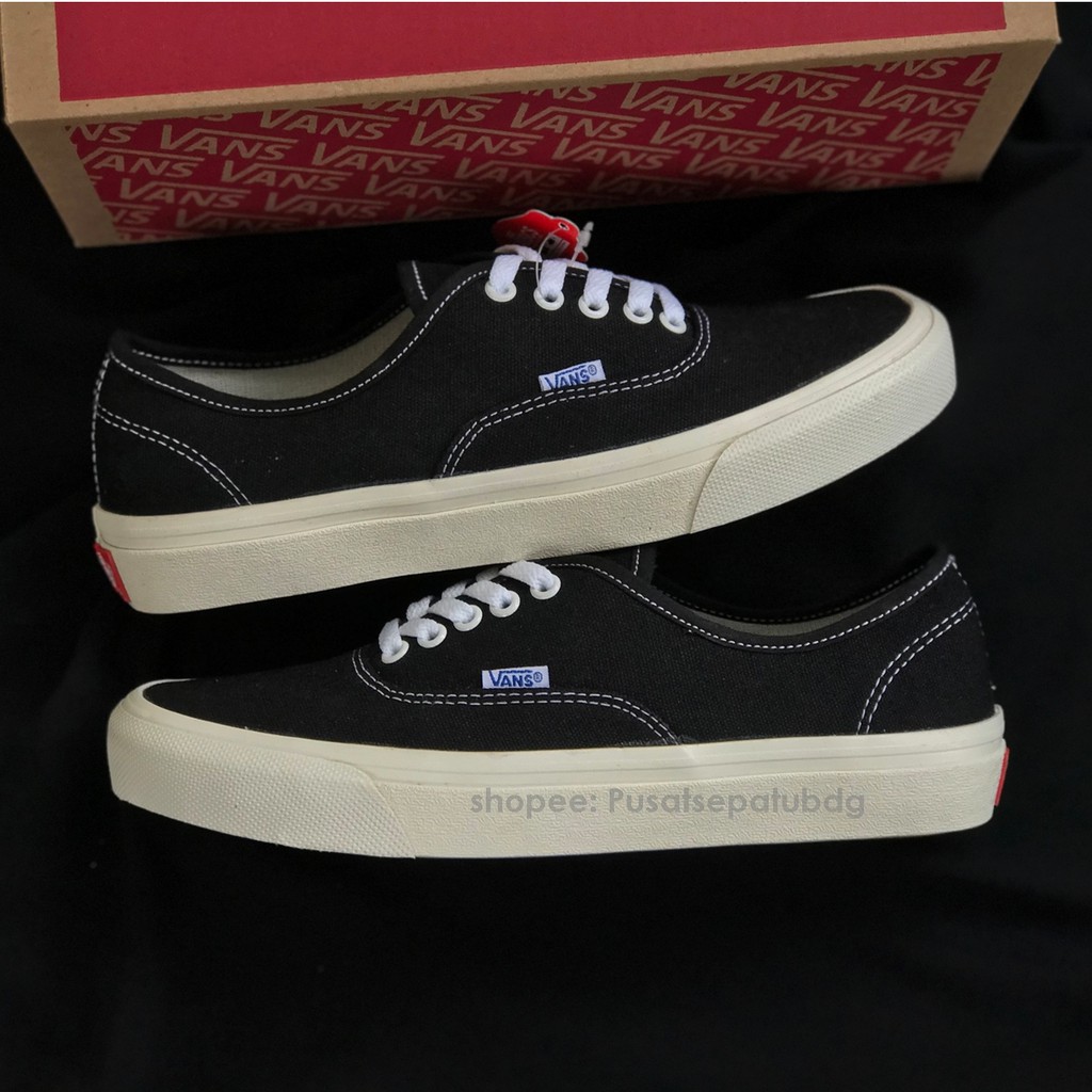 VANS AUTHENTIC OG BLACK WHITE BOX MERAH 37-43