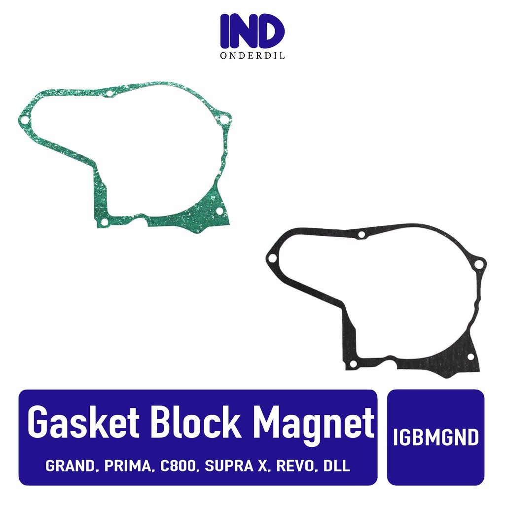 Gasket-Packing-Paking Blok Magnet-Magnit Kiri C800/Astrea 800/Grand/Prima/Star/Legenda/Impressa/Supra-X-Fit-Fit New S-X