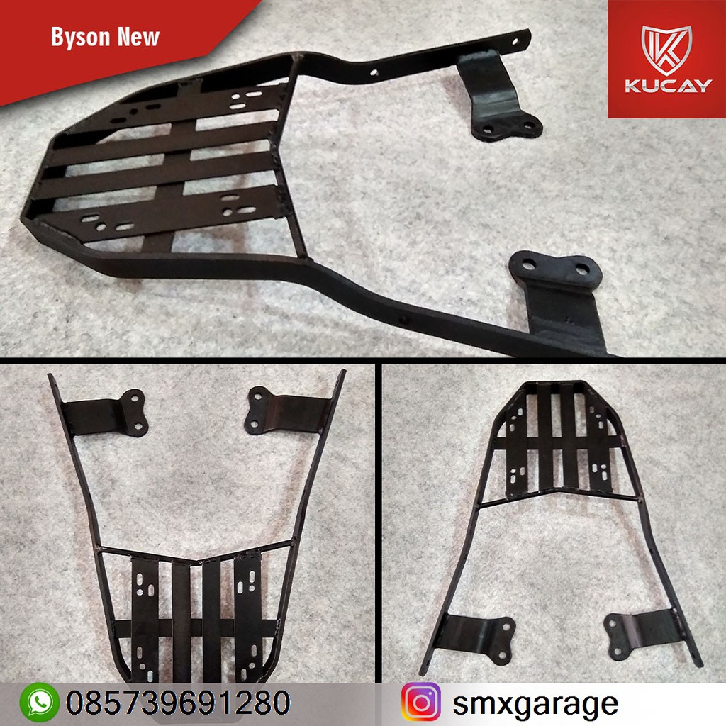 breket braket bracket box topbox motor kucay statis yamaha new byson fi