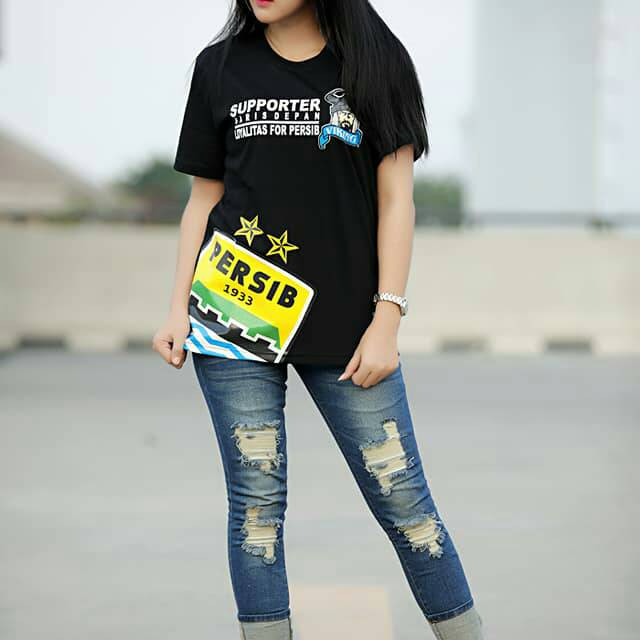 Kaos persib suporter hitam