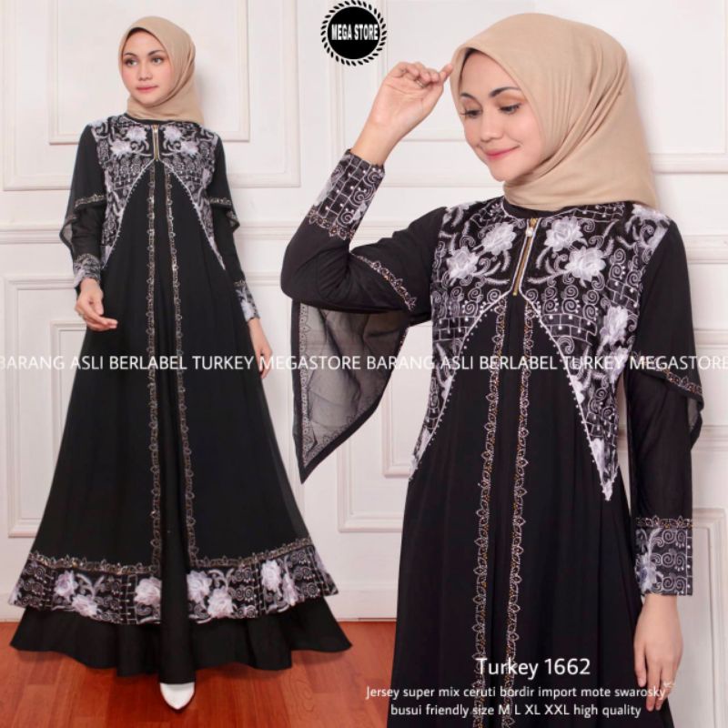 abaya turkey turki gamis kafta 1662 ori mega store