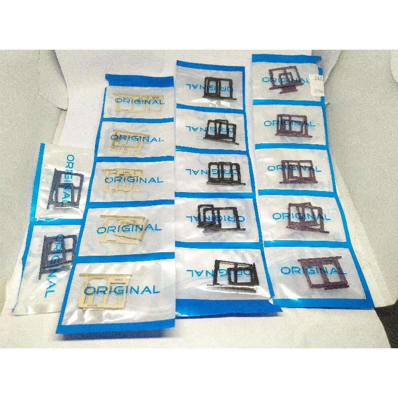 SIMTRAY SIM LOCK SLOT SIM CARD SAMSUNG J600 J6 2018 A600 A6 2018 ORIGINAL TEMPAT KARTU SIM CARD