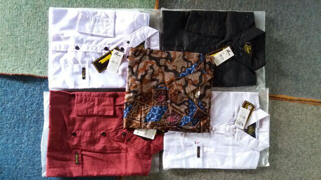 Bswart Batik Hrb026 Kenongo Hem Pendek Padi Pekalongan M L Xl Batik Pria Murah Modern Grosir