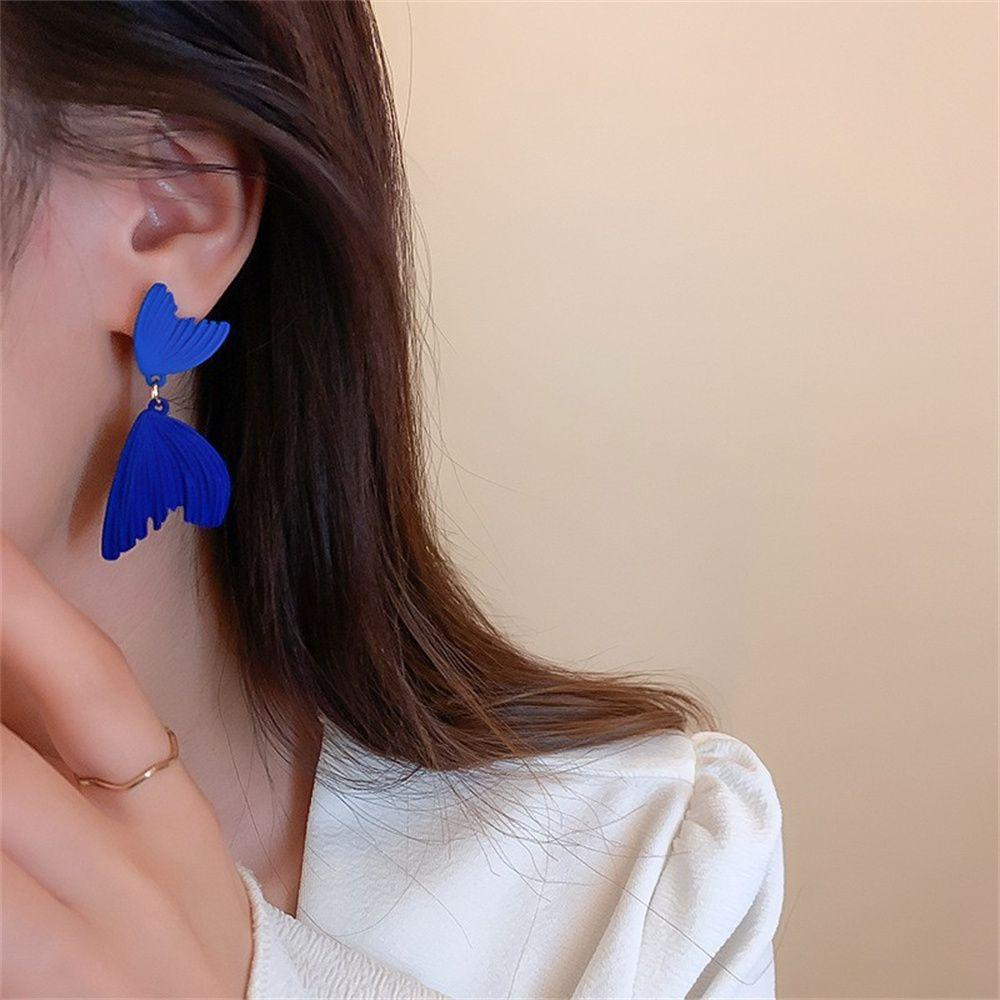 Suyo Anting Untuk Wanita Perhiasan Hadiah Trendi Rantai Anting Geometris Menjuntai Stud Earrings