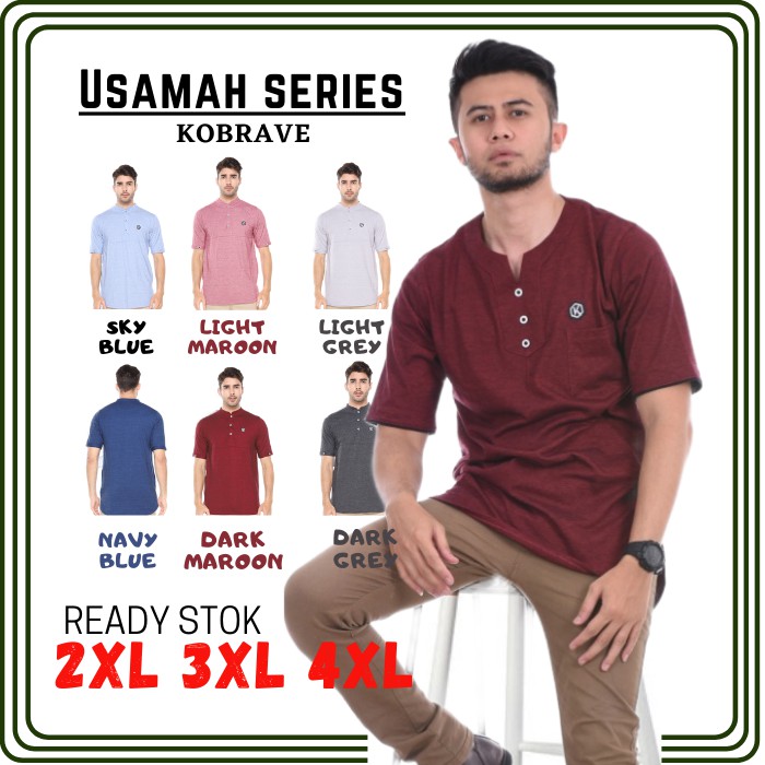 Baju Koko Pria Koko Kobrave Usamah Series
