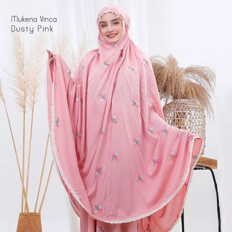 Mukena Vinca Warna Dan Motif Random