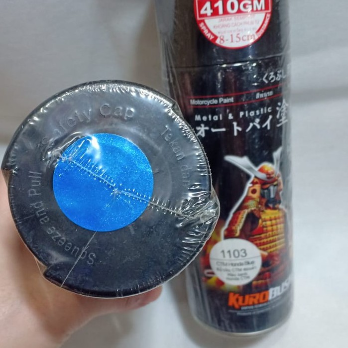 Samurai Paint Kurobushi Cat Pilox Pilok 400 ml - CTM Honda Blue / Biru Metalik Honda (1103)