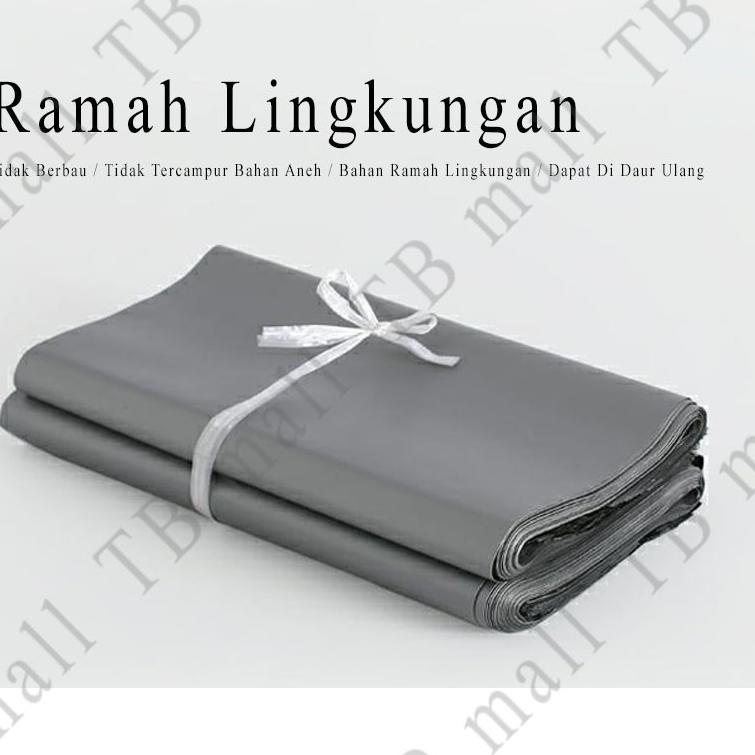 

Kekinian⭐ ZU⭐017⭐ Plastik Packing Polymailer PE Online Shop 30X40CM Silver Glossy Isi 100Pcs Lem Per