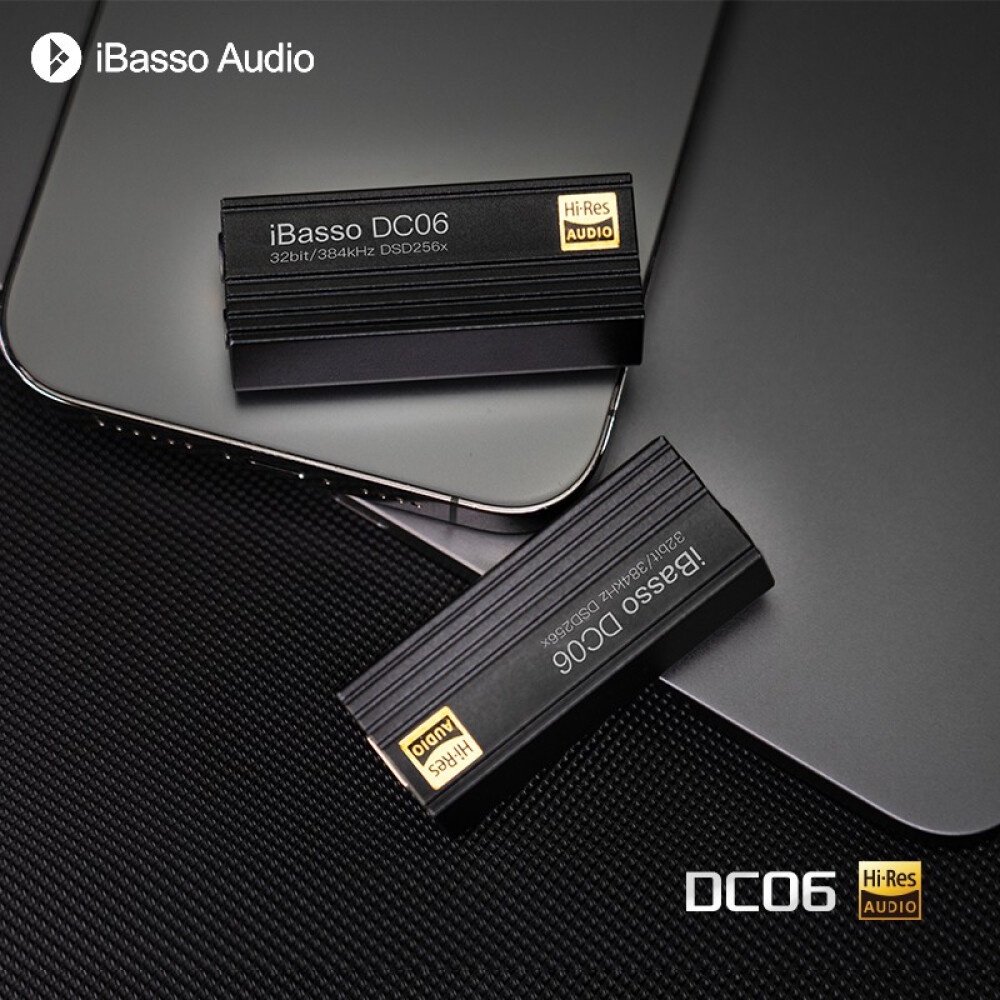 Ibasso Audio DC06 MQA Decoder Headphone Amp-Dual DAC / Hifi DSD256X 384kHz / 32bit Dengan Output 3.5 / 4.4mm ES92219C