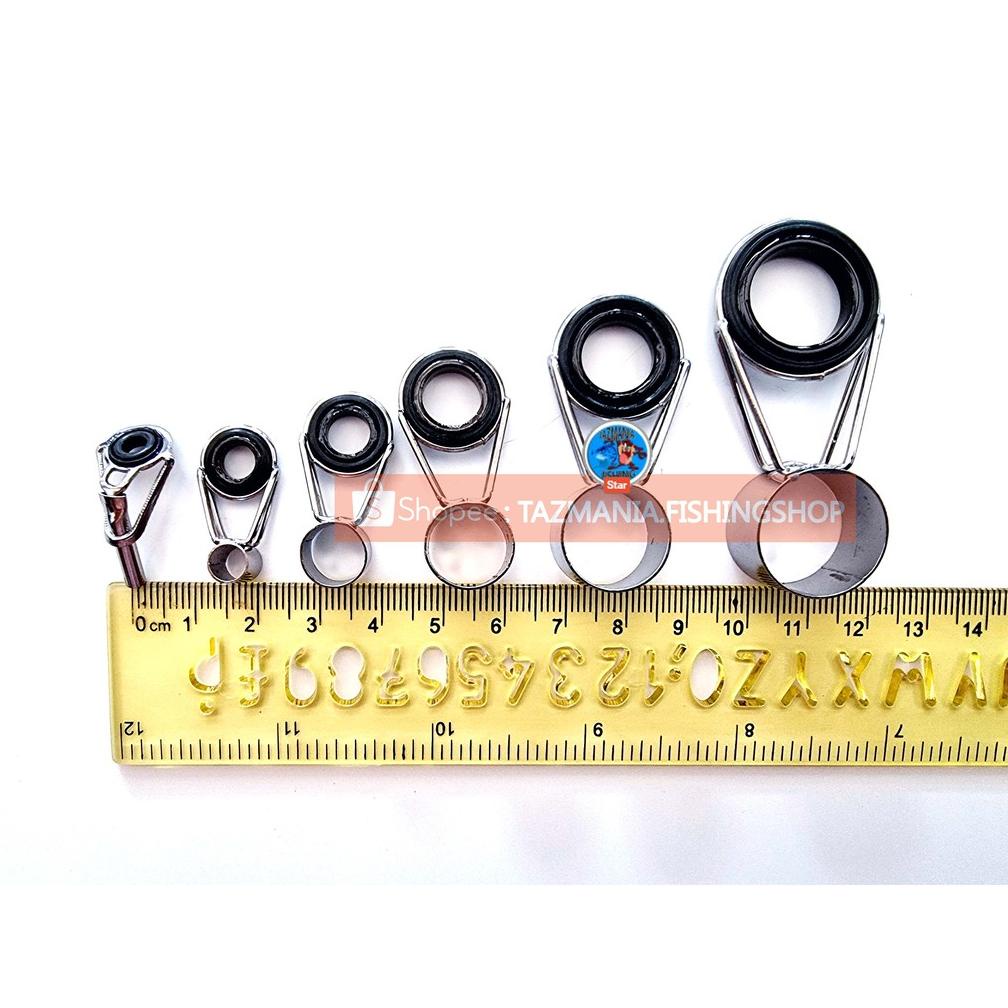 [KODE BARANG Y2487Z] Ring Guide Set Joran Antena Kolong Cincin murah isi 6