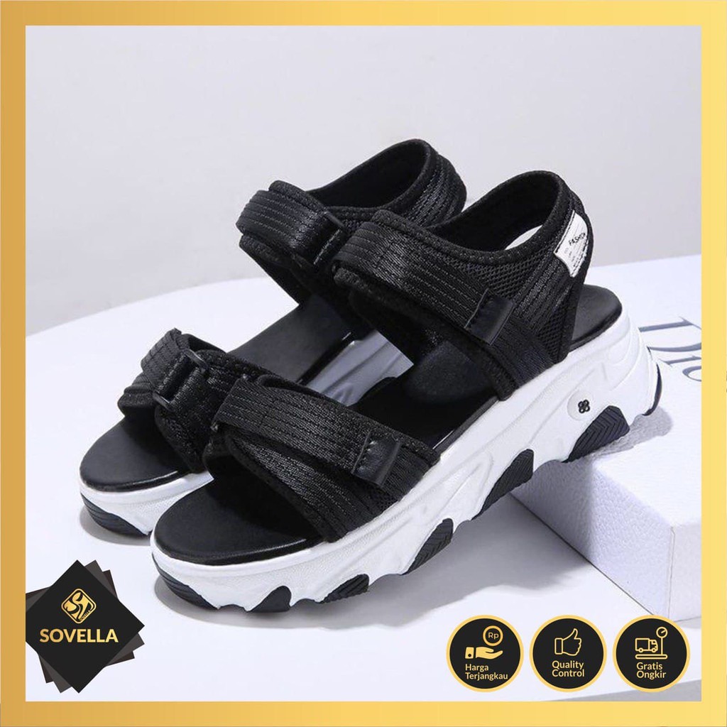 SOVELLA Kazumi Sepatu Sendal Kasual Sandal Gunung Wanita Import SP2048