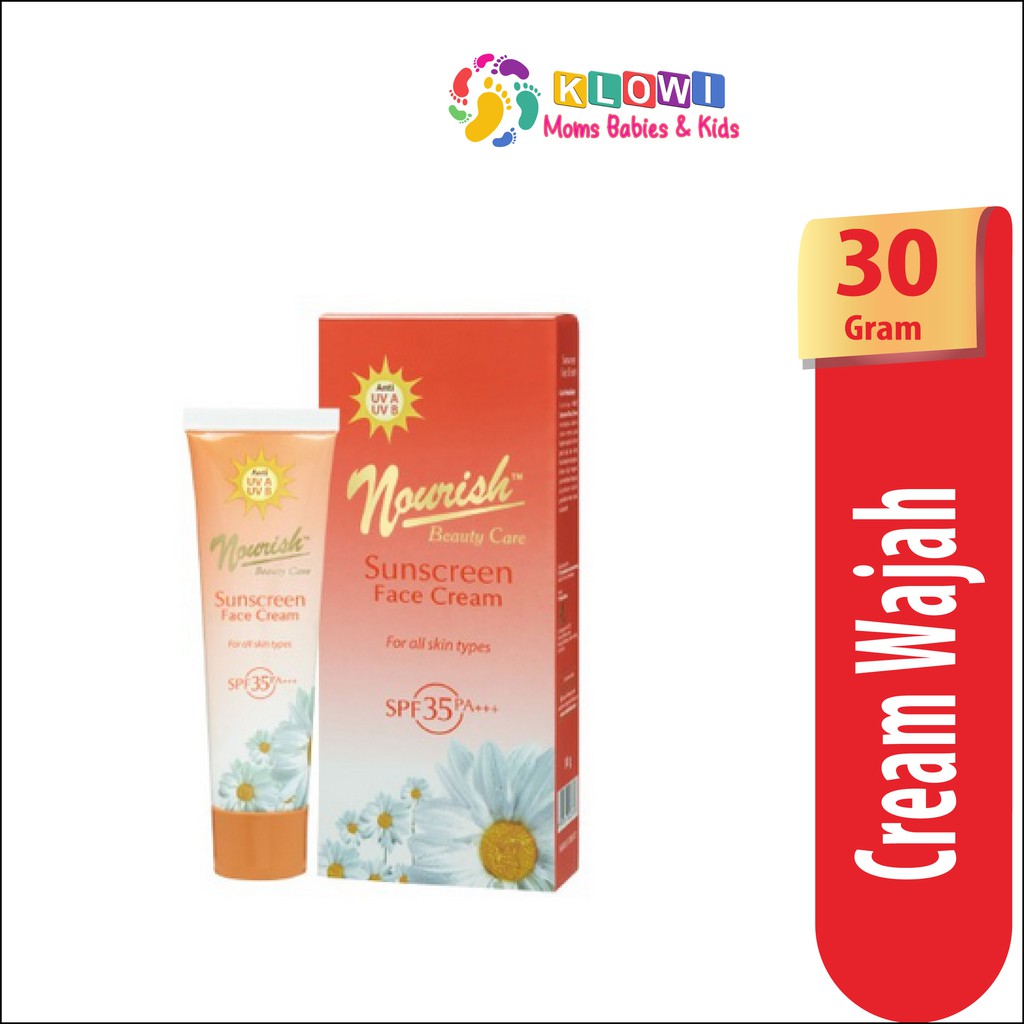 Nourish Beauty Care Sunscreen Face SPF 35 PA+++ / Tabir Surya / Sunblock Wajah