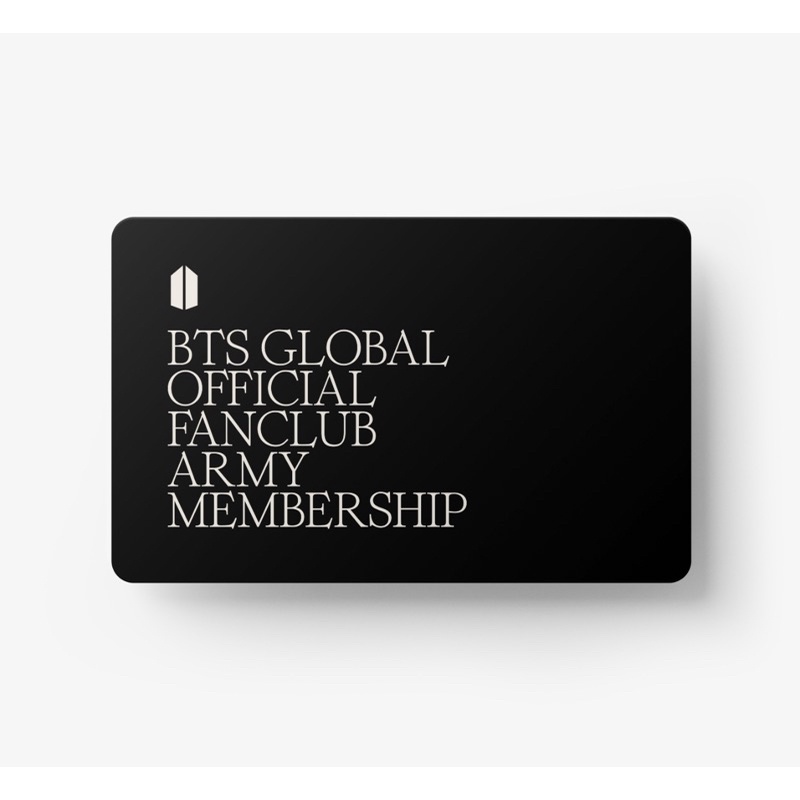 BTS ARMY MEMBERSHIP