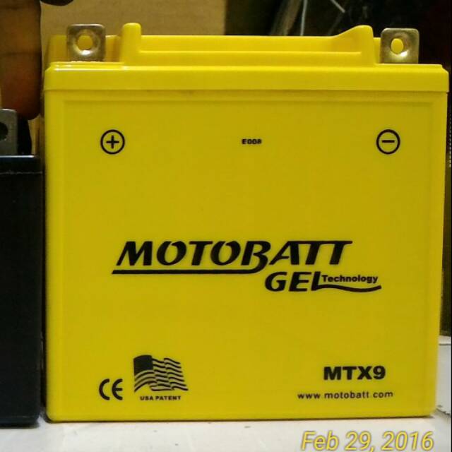  Aki  Motobatt MTX9 alternatif YB9B GS 12N9 Pulsar  180  200 