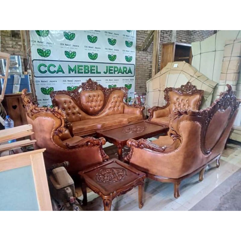 CKTM 004 - Bintang Lima Set / Kursi Tamu / Kursi Sofa / Kursi Jepara / Set Kursi Tamu / Set Jepara /