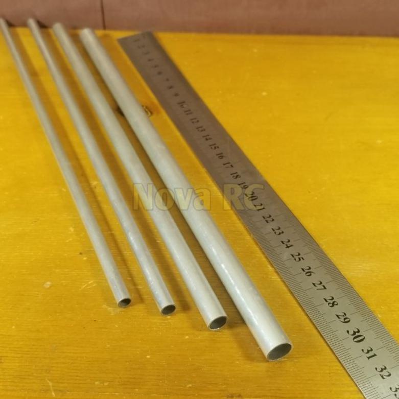 [KODE PRODUK 4C] Pipa kapiler aluminium OD 6mm 7mm 8mm 8.5mm 10mm 12mm id 5/6/7/8/9/10mm panjang 300