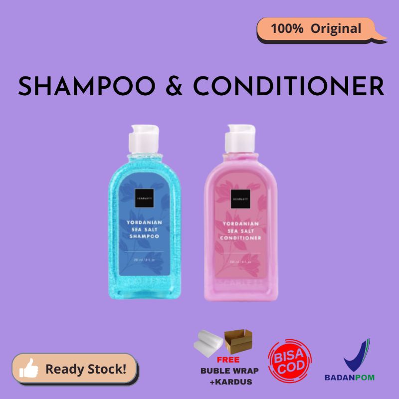 Jual Shampoo dan Conditioner Scarlett Whitening Shopee Indonesia