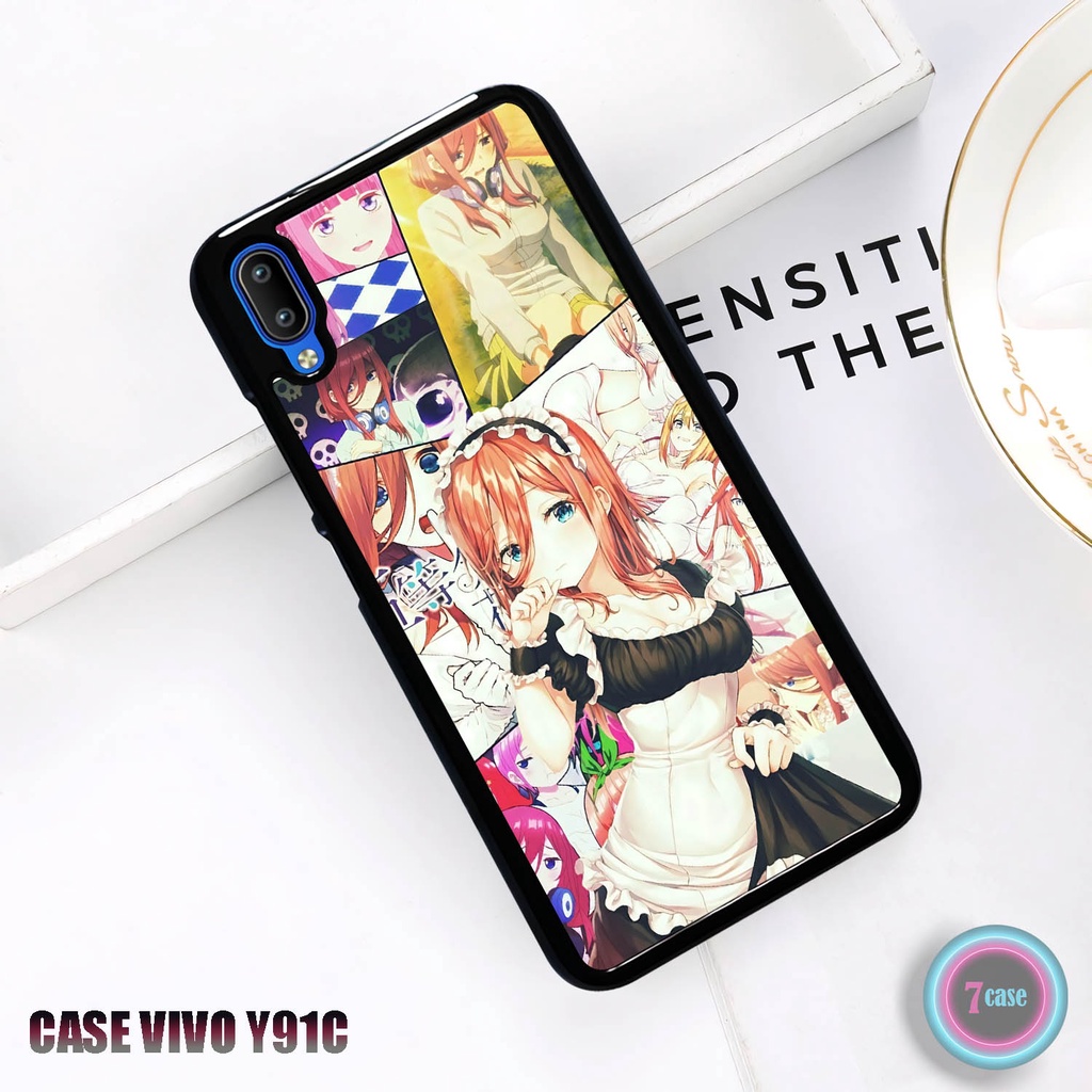[RN40] Case Glossy Kilau Vivo Y91C | Y1S | Casing Hp Motif Anime Girl Miku Nakano