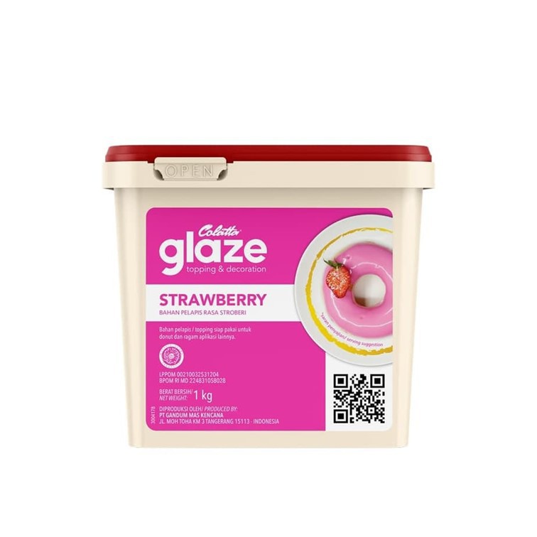 

Glaze Strawberry Colatta 1 kg