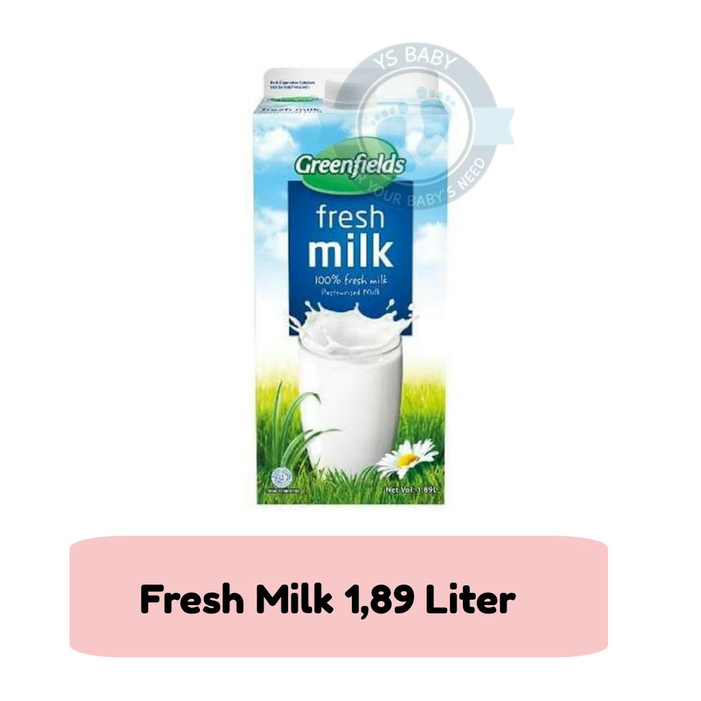 

Greenfields Fresh Milk Fullcream / Low Fat 1,89 Liter Greenfield