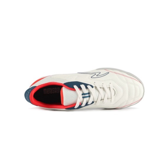 GRATIS ONGKIR !!! DISKON BESAR SEPATU FUTSAL METASALA NATIV WHITE SAILOR BLUE OXY FIRE SEPATU ORIGINAL SPECS