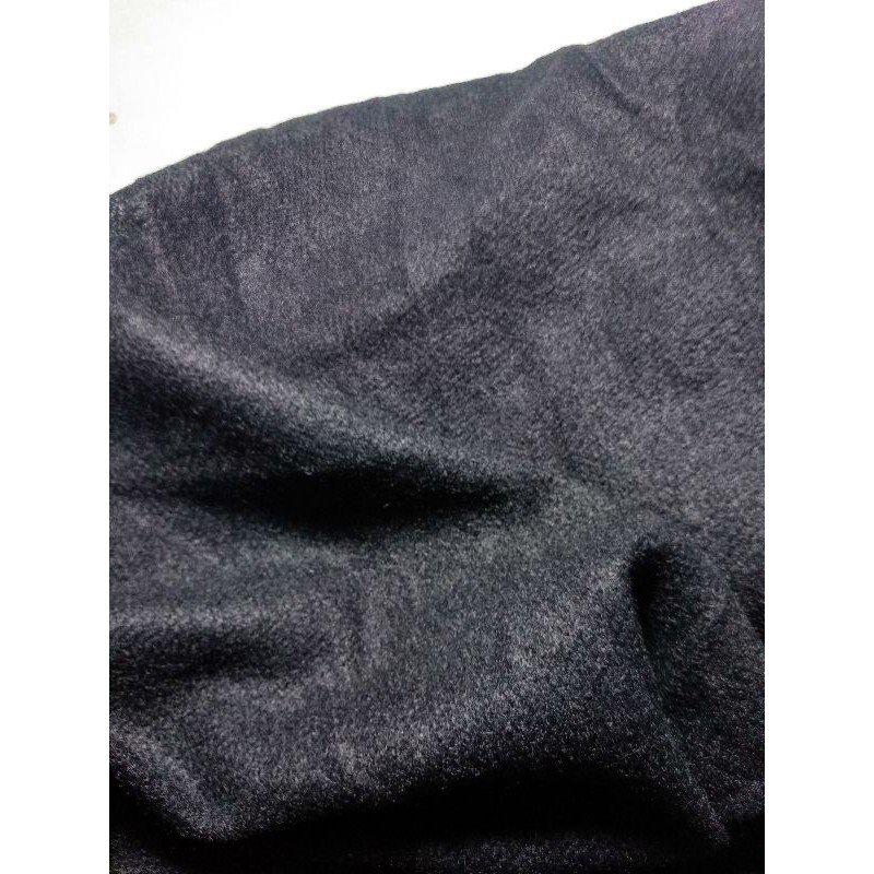 Kain Fleece Pe Gramasi 240 Dan 280 Warna Hitam Bisa Kiloan Untuk Jaket Sweater Celana Jogger Shopee Indonesia