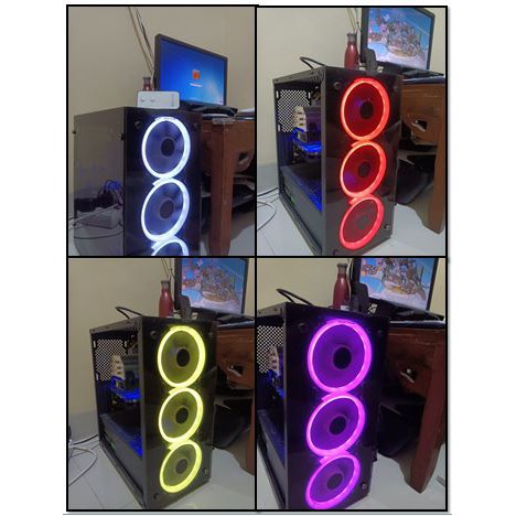 PC CPU INTEL i7 6700 MOBO MORTAR ARCTIC B250M RAM 8GB DDR4 VGA RADEON HD 7730 2TB HDD 2TB GAMING