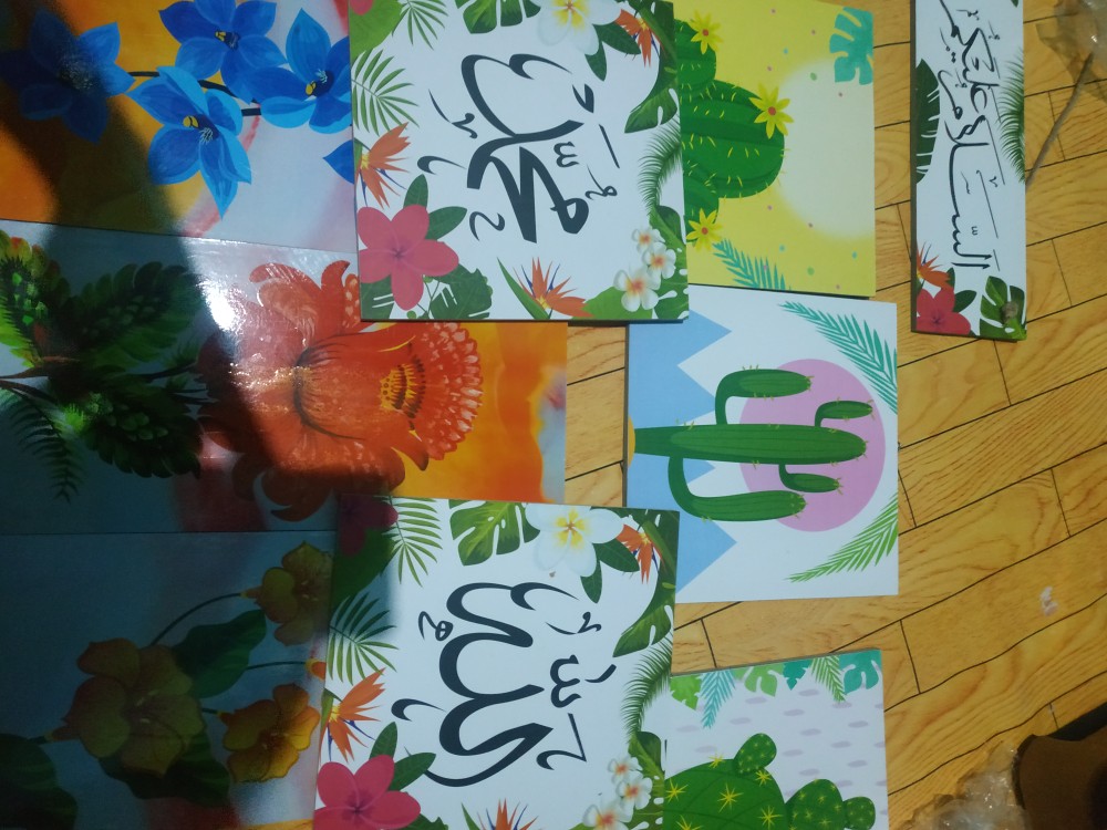 Decor Art Hiasan Dekorasi Dinding Kamar Rumah Bunga Pot Kaktus Cantik Wall Decor - Ct 2