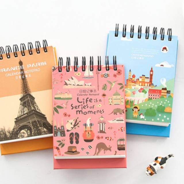 

Daily Planner Kalender Flamingo, France Paris, Girl, Life