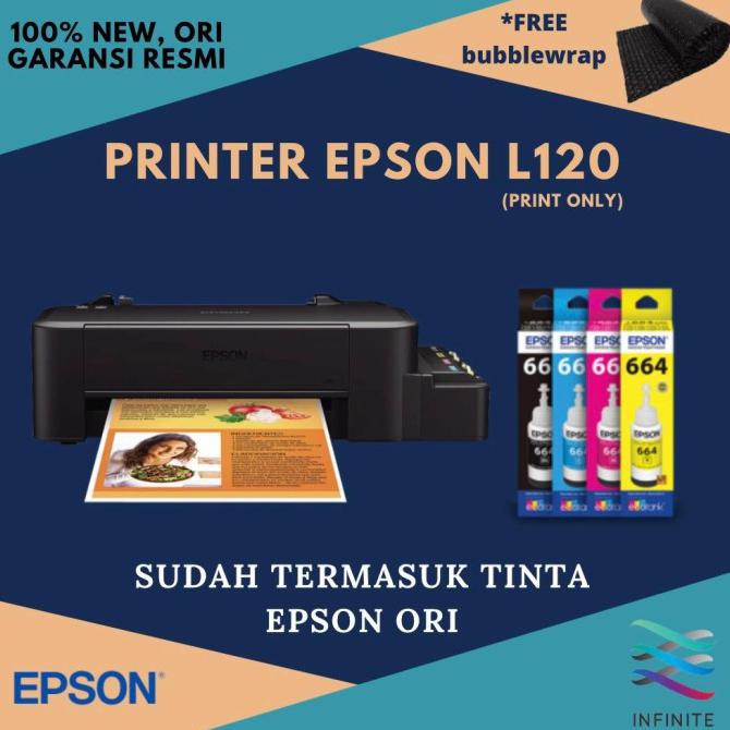 Printer Epson L120 Ink Jet - Termasuk Tinta Epson Original Togolome