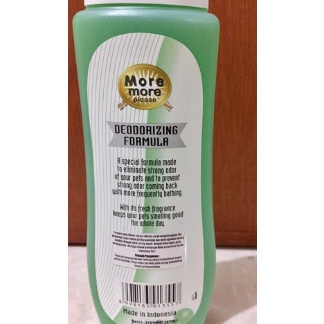 Shampo Kucing More More Please Deodorizing Cat Shampoo 200ml