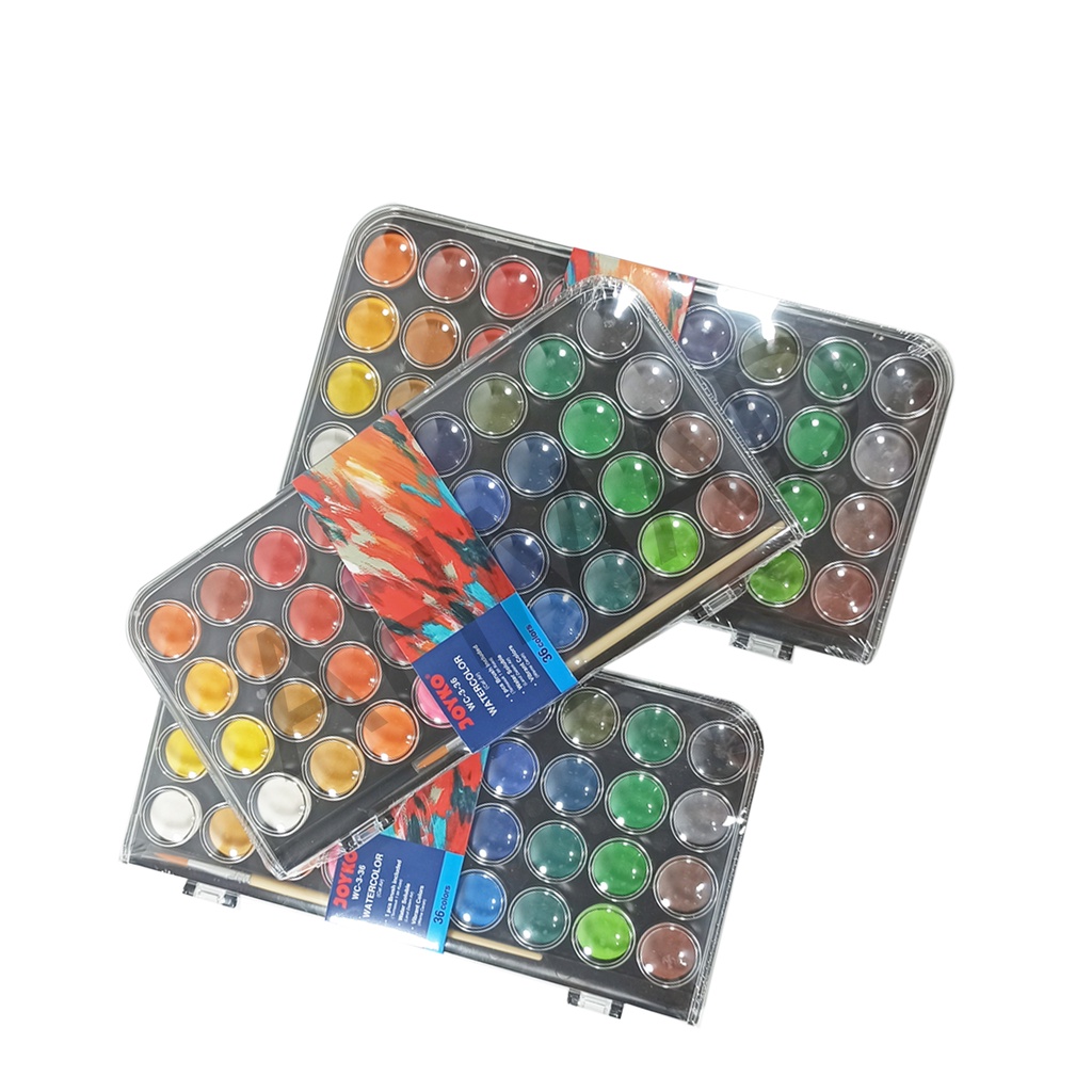 

JOYKO Watercolor Set Cat Air WC-3 Isi 36 Warna - WC-3-36 [ SET ]