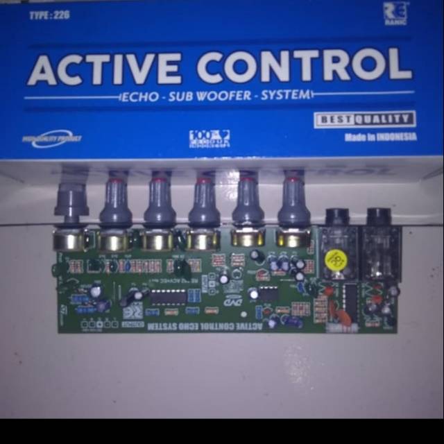 Kit tone kontrol subwoofer+echo merk ranic tipe 226