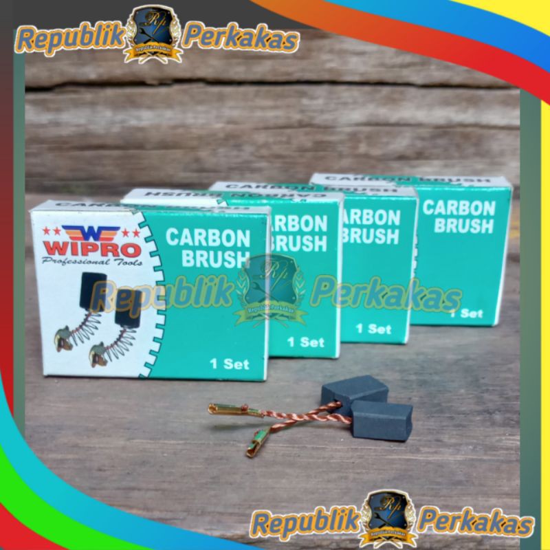 Wipro Carbon Brush / Arang / Brostel W3439 untuk mesin gerinda W3439